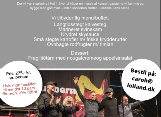 Koncert-menu SHUBBERNE 11/03-23